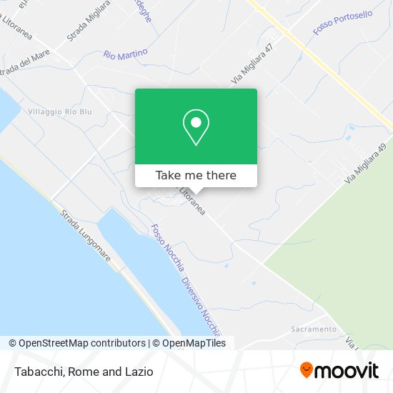 Tabacchi map