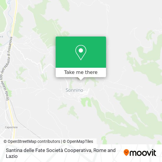 Santina delle Fate Società Cooperativa map