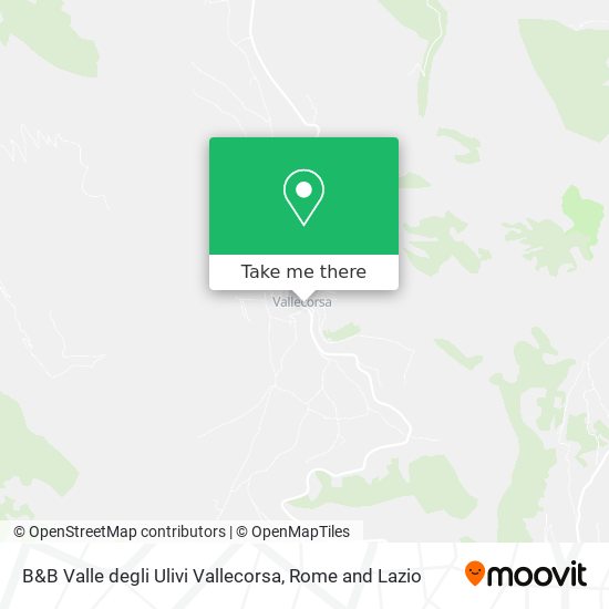 B&B Valle degli Ulivi Vallecorsa map