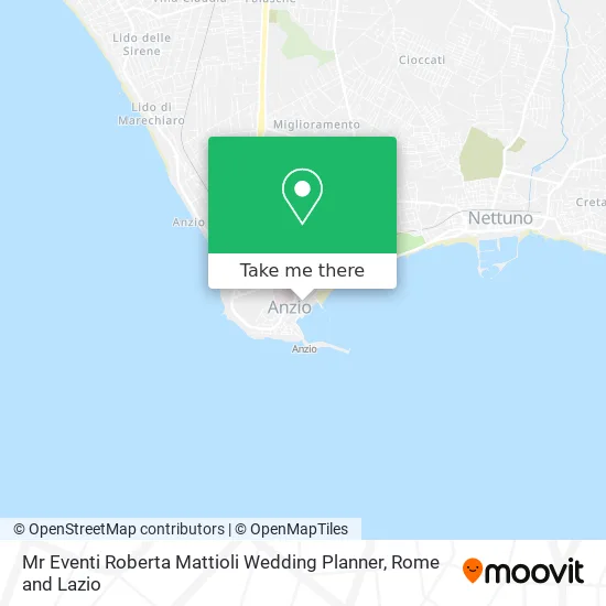Mr Events Roberta Mattioli Wedding Planner map