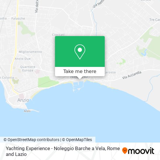 Yachting Experience - Noleggio Barche a Vela map