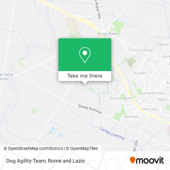 Dog Agility Team map