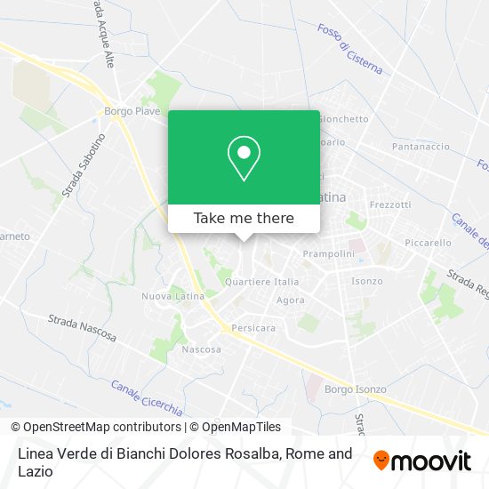 Linea Verde di Bianchi Dolores Rosalba map