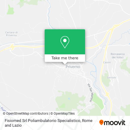 Fisiomed Srl Poliambulatorio Specialistico map