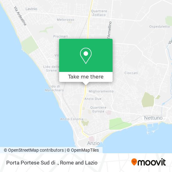 Porta Portese Sud di . map