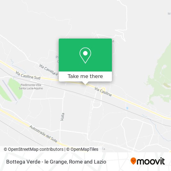 Bottega Verde - le Grange map