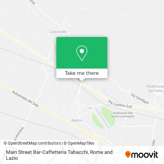 Main Street Bar-Caffetteria Tabacchi map