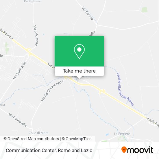 Communication Center map
