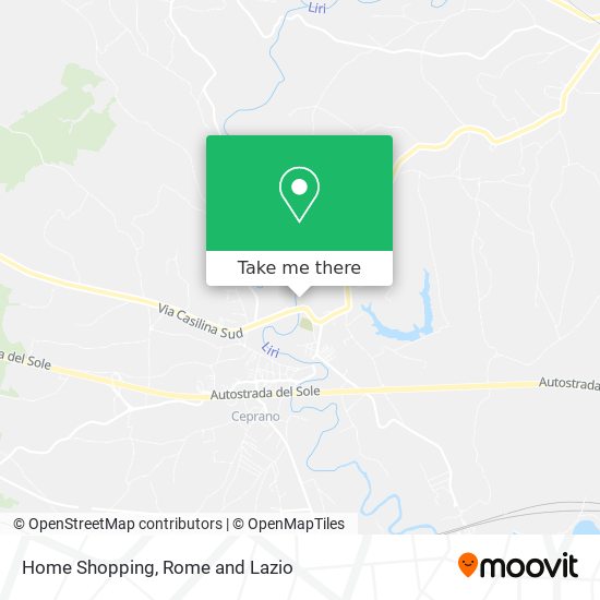 Home Shopping map