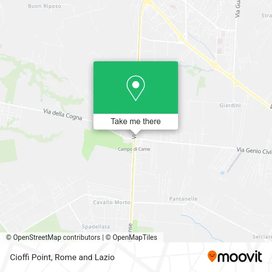 Cioffi Point map