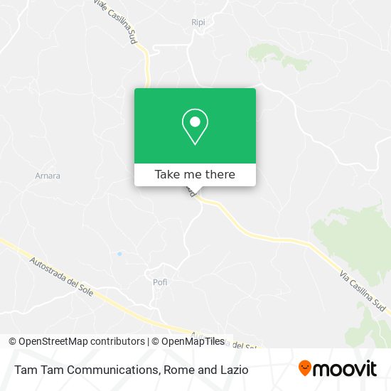 Tam Tam Communications map