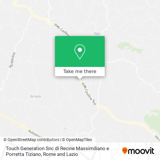 Touch Generation Snc di Recine Massimiliano e Porretta Tiziano map