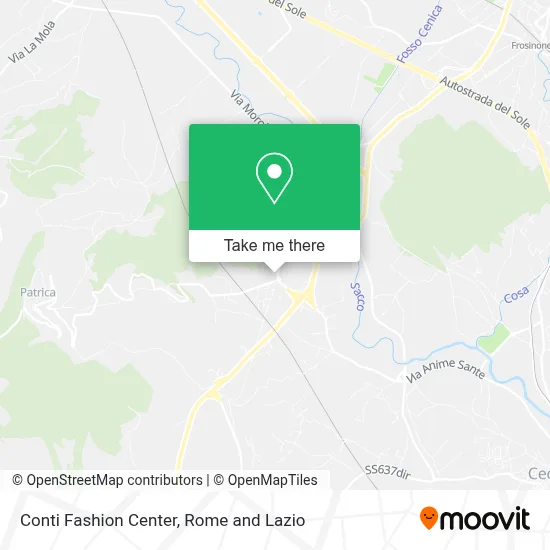 Conti Fashion Center map