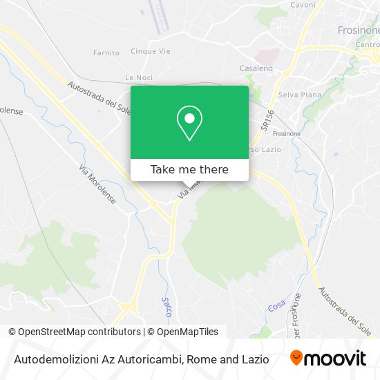 Autodemolizioni Az Autoricambi map