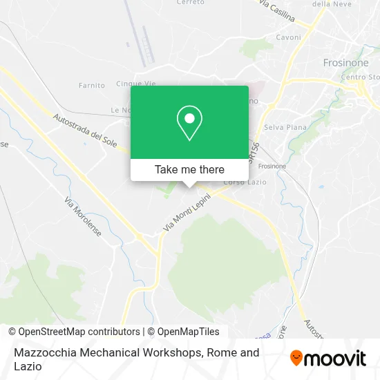 Mazzocchia Mechanical Workshops map