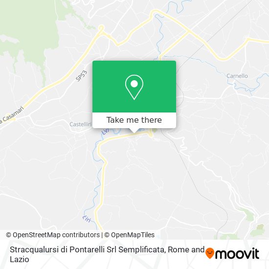 Stracqualursi di Pontarelli Srl Semplificata map