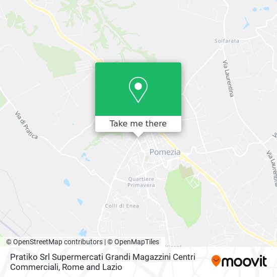 Pratiko Srl Supermercati Grandi Magazzini Centri Commerciali map