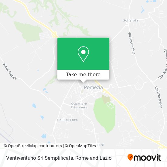 Ventiventuno Srl Semplificata map