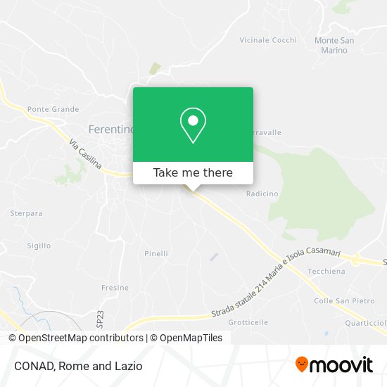 CONAD map