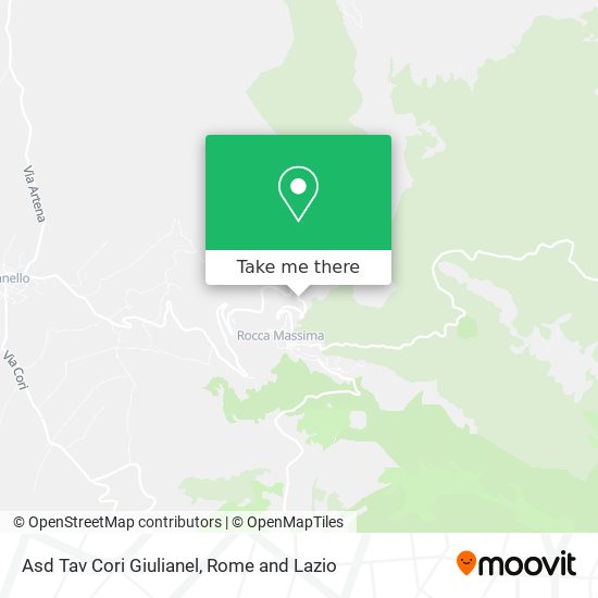 Asd Tav Cori Giulianel map