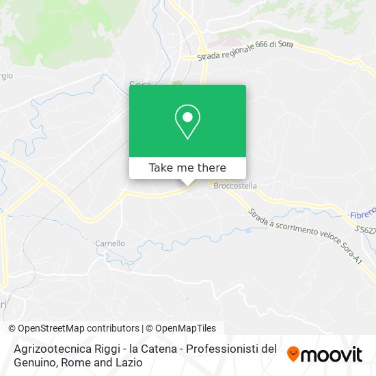 Agrizootecnica Riggi - la Catena - Professionisti del Genuino map