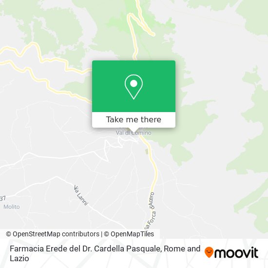Farmacia Erede del Dr. Cardella Pasquale map