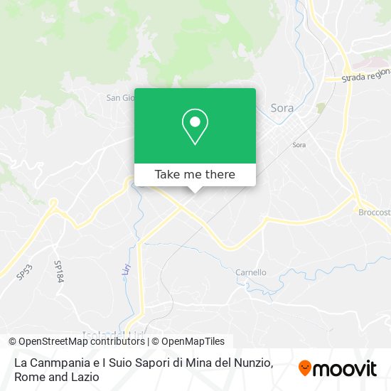 La Canmpania e I Suio Sapori di Mina del Nunzio map
