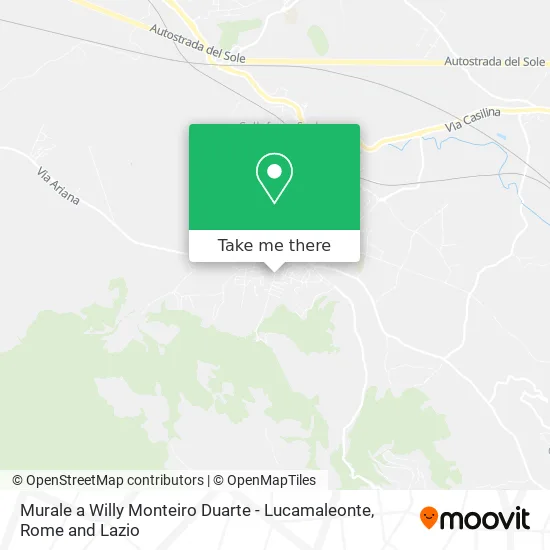 Mural of Willy Monteiro Duarte - Lucamaleonte map