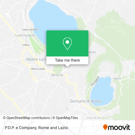 P.D.P. and Company map