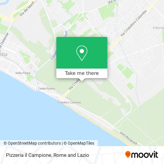 Pizzeria il Campione map