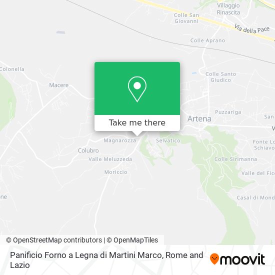 Panificio Forno a Legna di Martini Marco map
