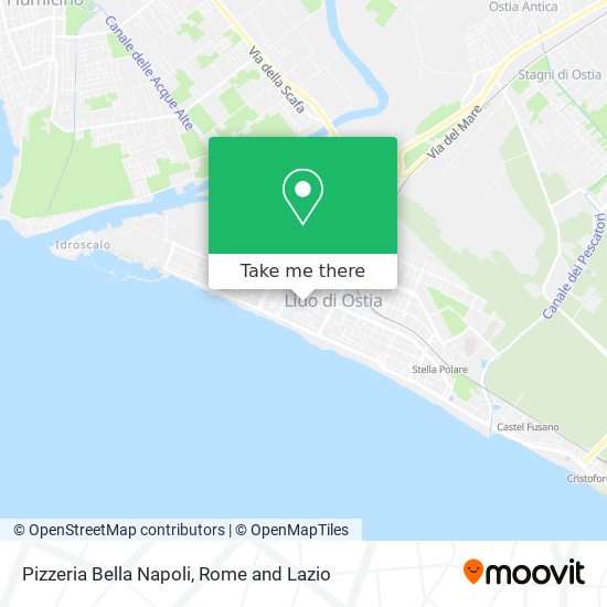 Pizzeria Bella Napoli map