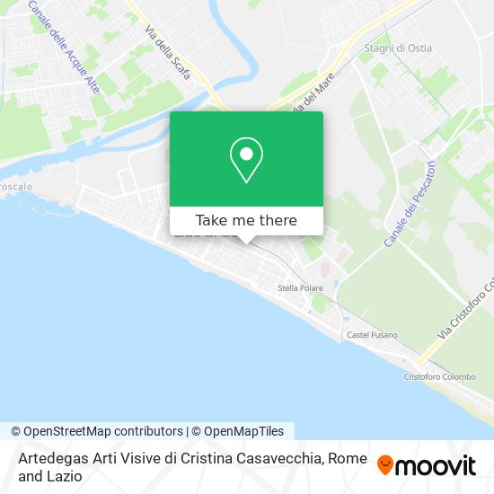Artedegas Arti Visive di Cristina Casavecchia map