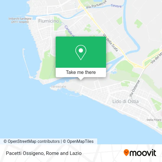 Pacetti Ossigeno map