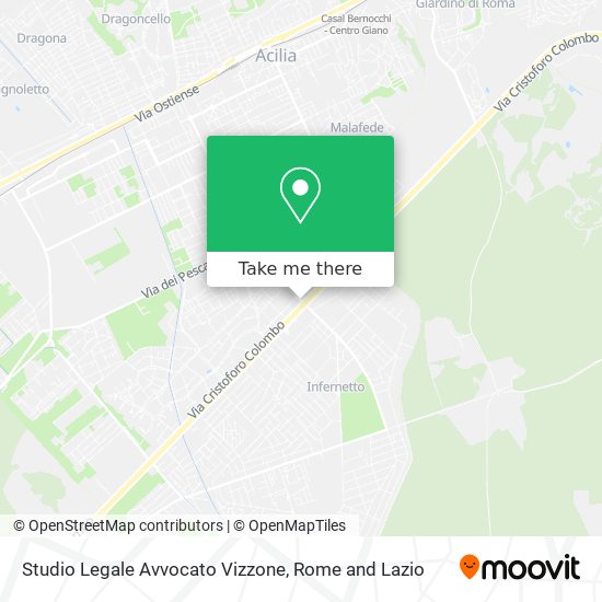 Studio Legale Avvocato Vizzone map