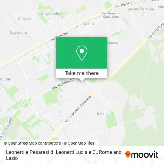Leonetti e Pesaresi di Leonetti Lucia e C. map