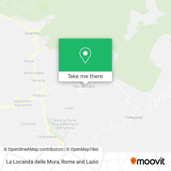 La Locanda delle Mura map