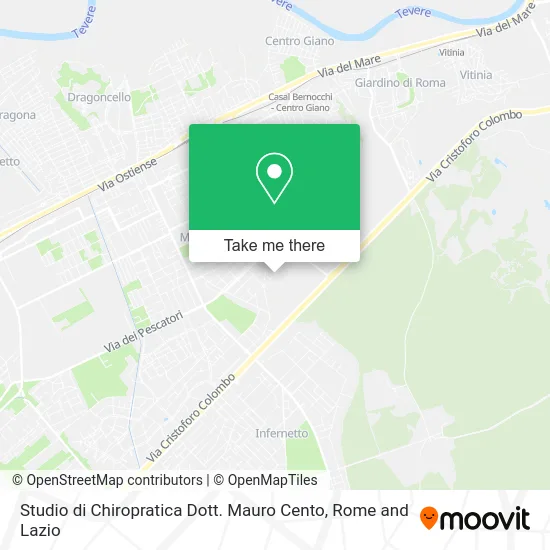 Chiropractic Studio of Dr. Mauro Cento map