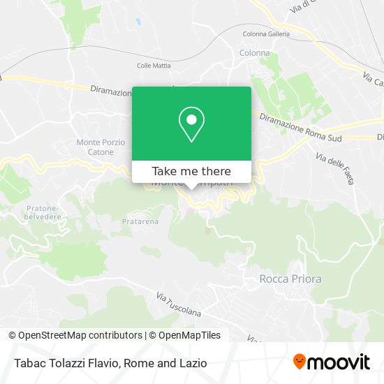 Tabac Tolazzi Flavio map