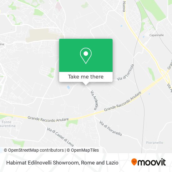 Habimat Edilnovelli Showroom map