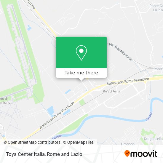 Toys Center Italia map