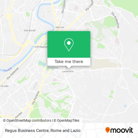 Regus Business Centre map