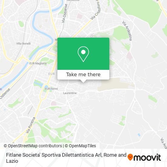 Fitlane Societa' Sportiva Dilettantistica Arl map
