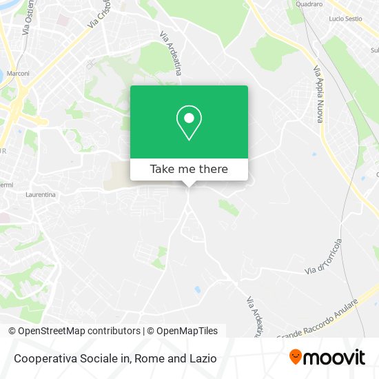 Cooperativa Sociale in map