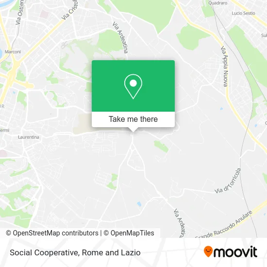 Social Cooperative map