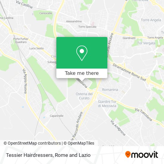 Tessier Hairdressers map