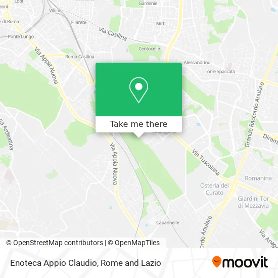 Appio Claudio Wine Shop map