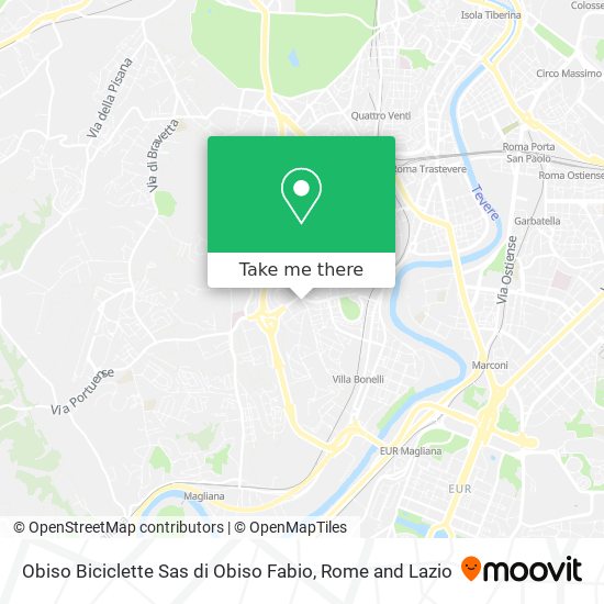 Obiso Biciclette Sas di Obiso Fabio map