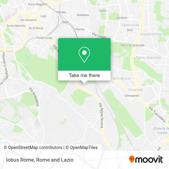 Iobus Rome map