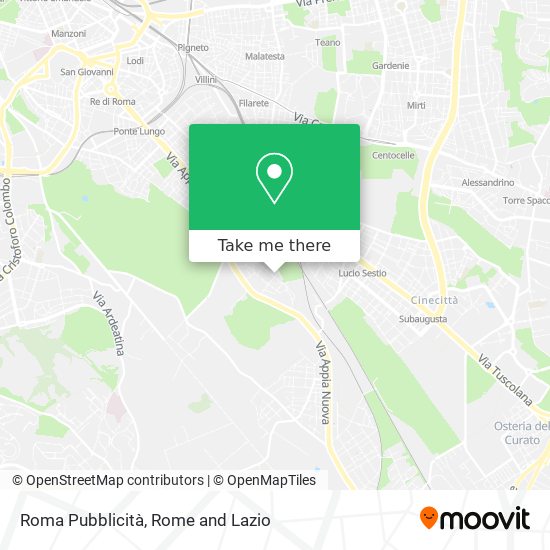 Roma Pubblicità map